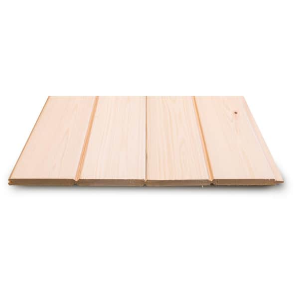 Pacific Entries 1 in. x 5 in. x 84 in. Unfinished Knotty Pine Barn Wood Tongue and Groove Board (15-Pack)