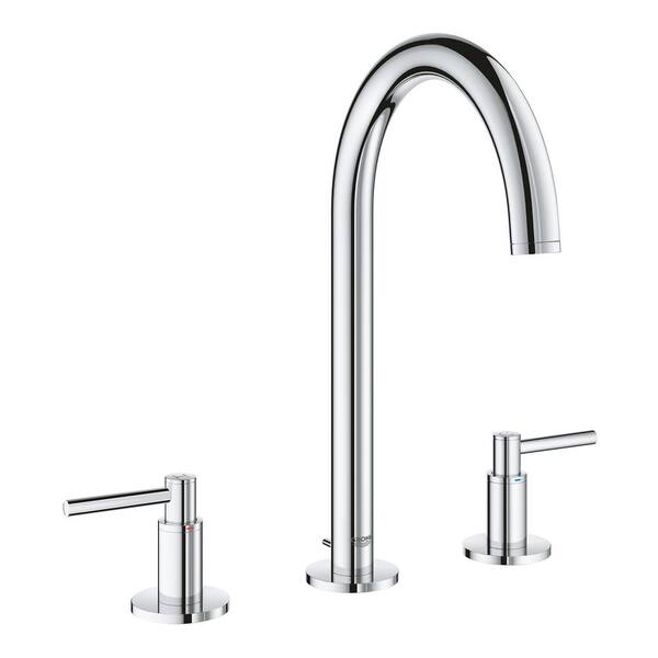 GROHE Atrio 8 in. Widespread 2-Handle M-Size Bathroom Faucet in