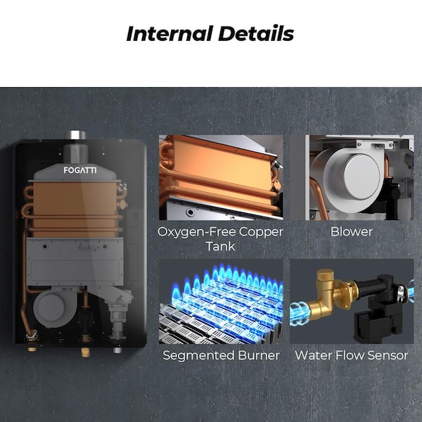 FOGATTI InstaGas Comfort CF170W GPM 170,000 BTU Residential