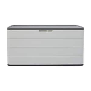 46 in. W x 24 in. D x 24 in. H White Plastic Small Outdoor Storage Cabinet