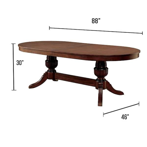 William's Home Furnishing Melina Brown Cherry Game Table