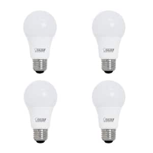 40-Watt Equivalent A19 Dimmable CEC Title 20 ENERGY STAR 90+ CRI E26 Medium LED Light Bulb, Soft White 2700K (4-Pack)