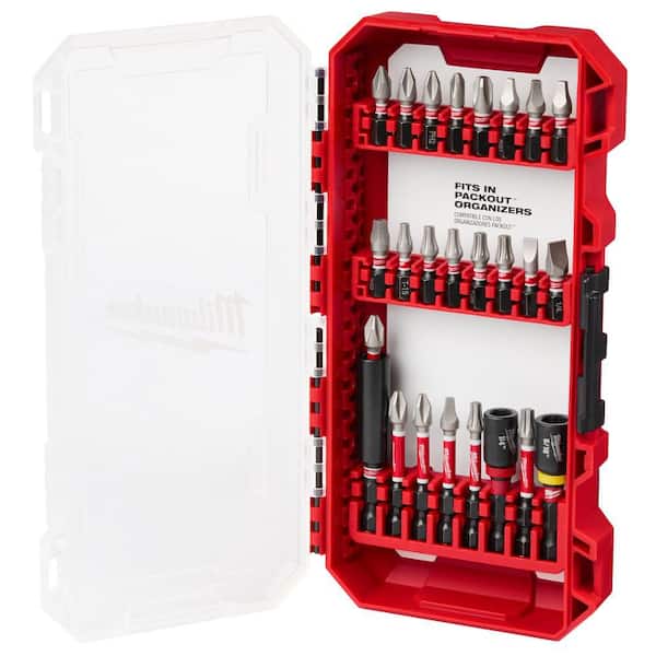 ピートサイド　ミルウォーキーズクラブ　59.5% Milwaukee SHOCKWAVE Impact Duty Alloy Steel Screw Driver Bit Set