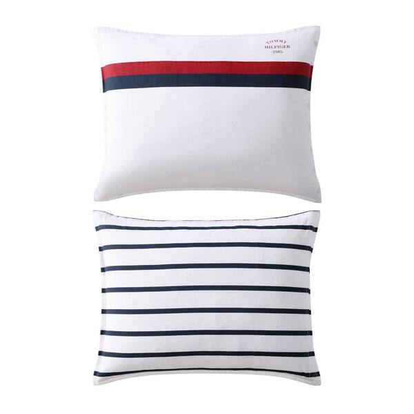 Tommy Hilfiger Tommy Classic Stripe 3-Piece White/Red/Navy Blue