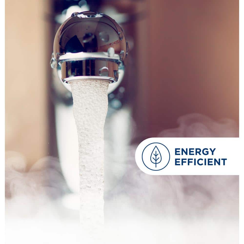 27kW Gray Electric Tankless Water Heater with Digital Display