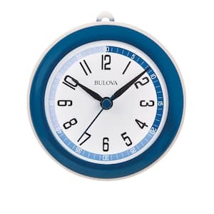 4 in. H X 4 in. W Waterproof wall clock with suction