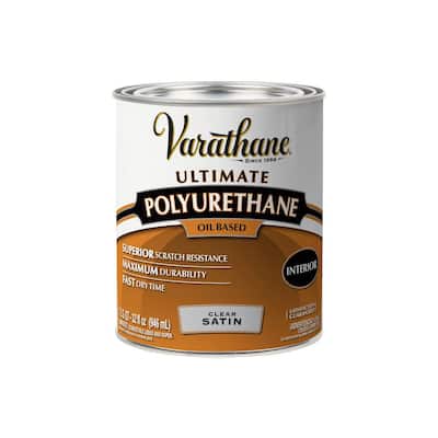 Varathane 1 qt. Clear Satin Oil-Based Interior Polyurethane