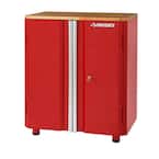 Husky 28 in. W x 33 in. H x 18 in. 24-Gauge Steel 2-Door Garage Base Cabinet