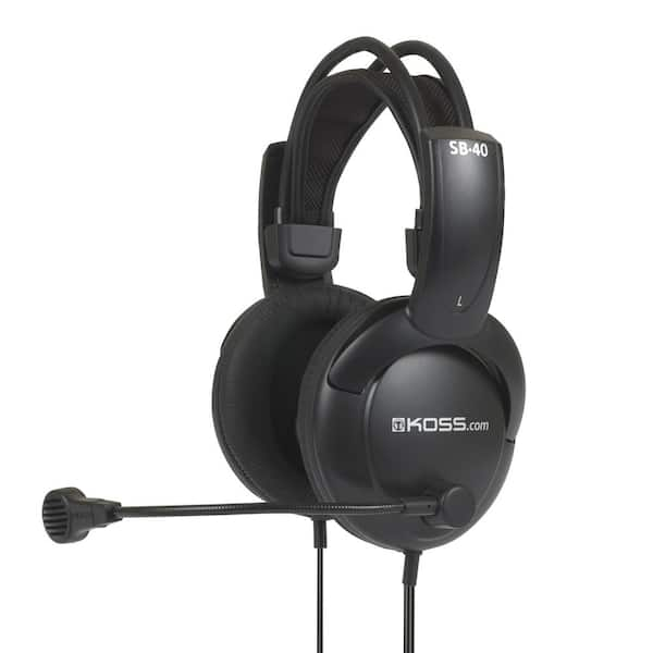 Koss Black Wired Communications Over The Ear Headset 194738.101 - The ...