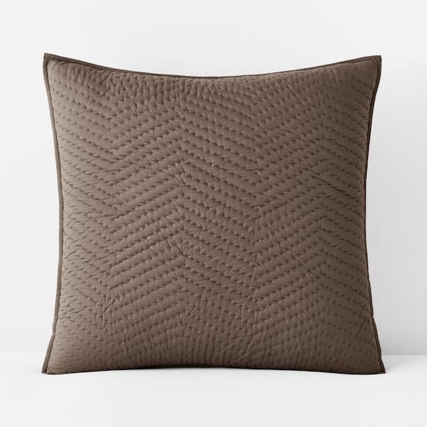 The Company Store Company Cotton Cedar Cotton Voile Euro Sham