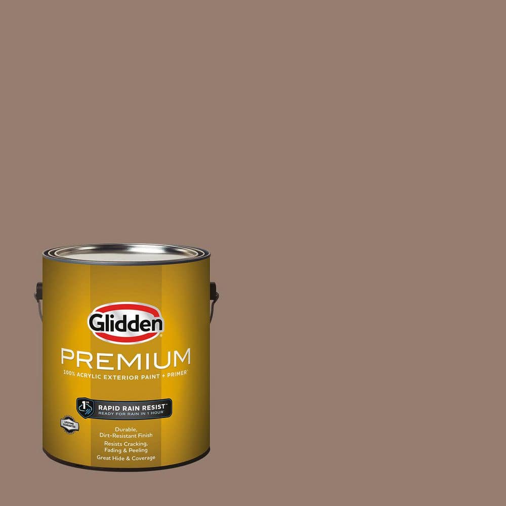 パーフェクトペテンシー　① Glidden Premium 1 gal. Peppered Pecan PPG1074-5 Flat Exterior