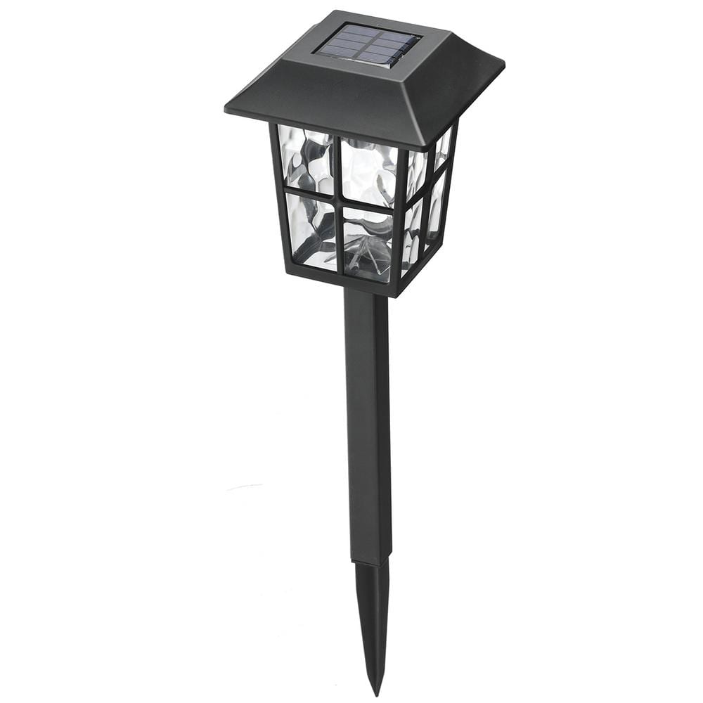 Archer Black Integrated LED Weather Resistant Outdoor Solar Path Light (4-Pack)
