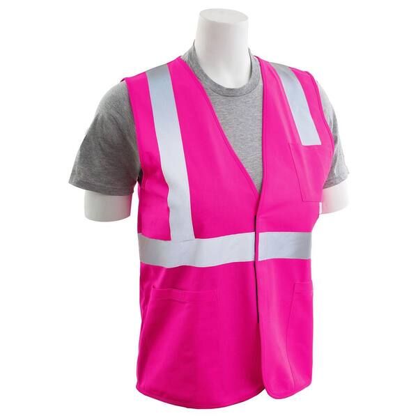Pink ERB Safety Products 61335 ERB S762P Safety Vest 3XL Pink ERB Safety Products 61335 ERB S762P Safety Vest 3XL