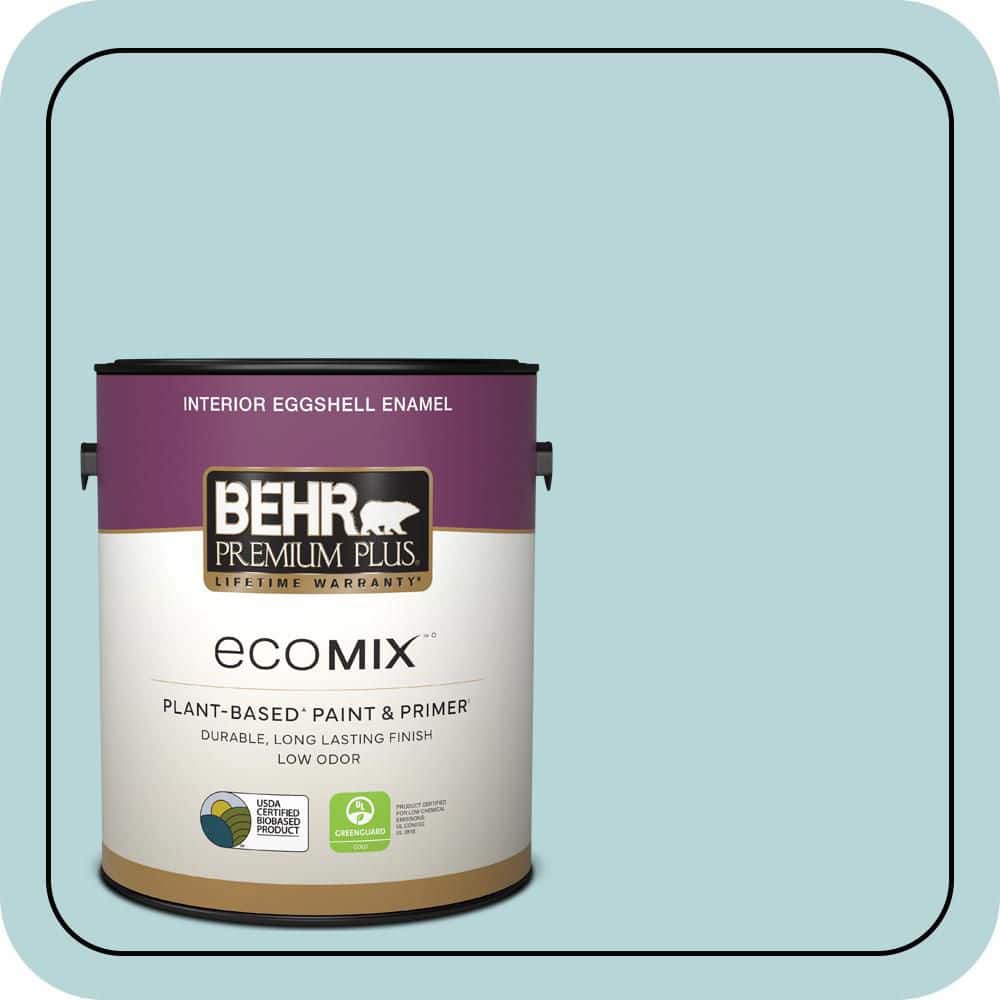 1 gal. #510E-2 Rhythmic Blue Eggshell Enamel EcoMix Plant-Based Interior Paint & Primer price history on PriceWatchPro