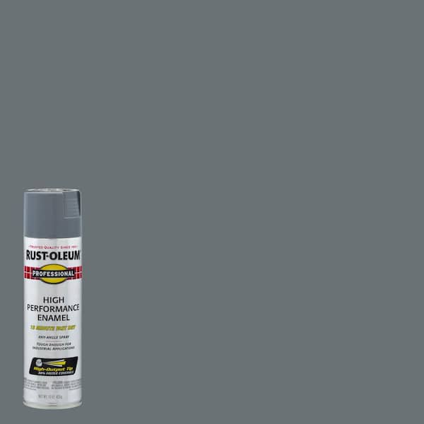 Rust-Oleum Professional 15 oz. High Performance Enamel Gloss Dark Machine Gray Spray Paint