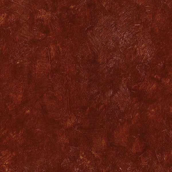 Brewster Angelo Red Plaster Texture Wallpaper