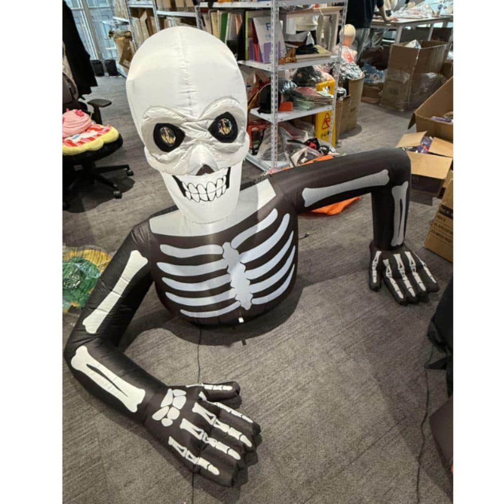 5.5ft Long Skeleton Inflatable Decoration with Projector Eyes price history on PriceWatchPro