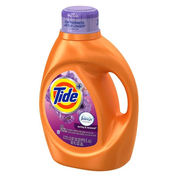 Tide 92 oz. Spring and Renewal Liquid Laundry Detergent with Febreze (48 Loads)