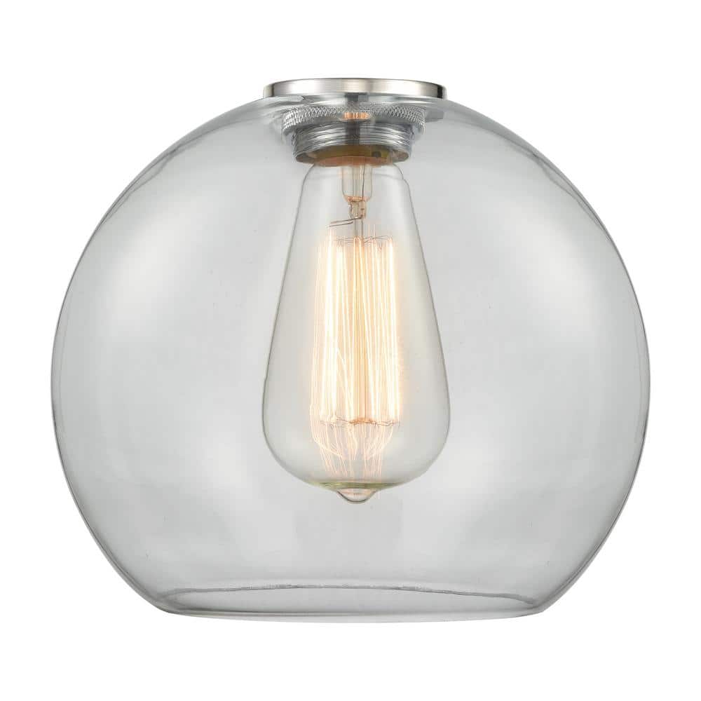 Matte Black Mini Pendant Light with Clear Glass Shade