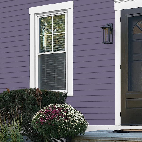 ハリネズミハウス　パープル Glidden Premium 1 qt. PPG1174-6 Purple Rain Flat Exterior Paint
