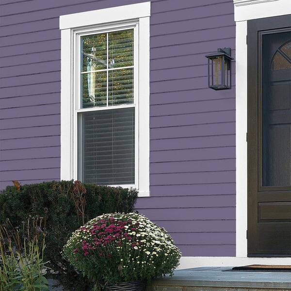 Glidden Premium 5 gal. PPG1174-6 Purple Rain Flat Exterior Paint