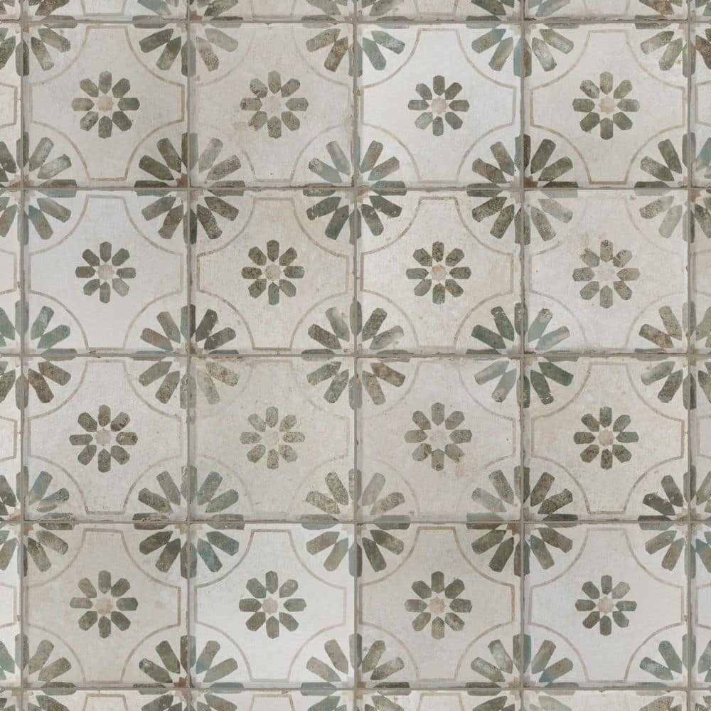Kings Blume Sage 17-5/8 in. x 17-5/8 in. Ceramic Floor and Wall Tile (10.95 sq. ft./Case) price history on PriceWatchPro