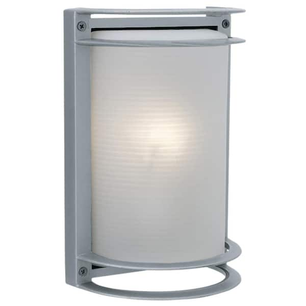 Access Lighting Nevis 7 in. 1-Light Satin Outdoor Wall Mount Sconce