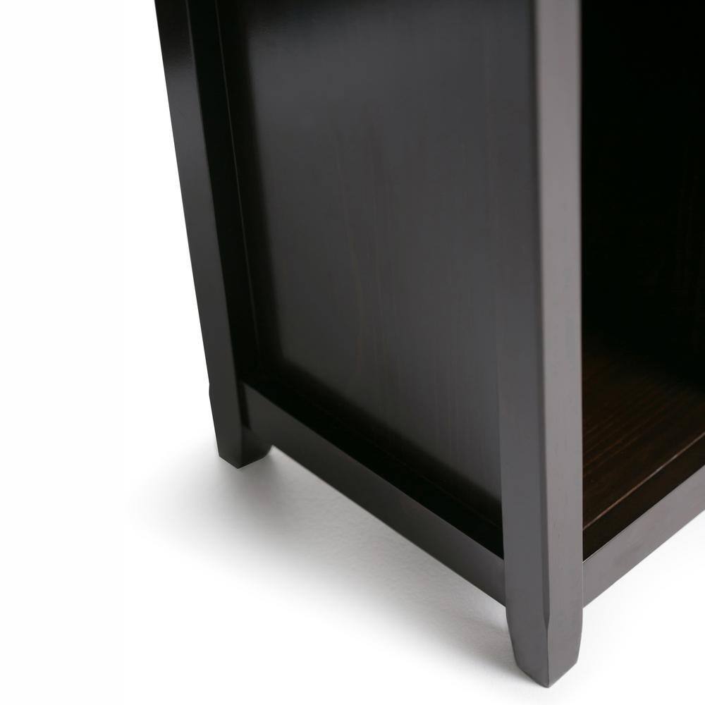 Hickory Brown Multi-Cube Solid Wood Bookcase