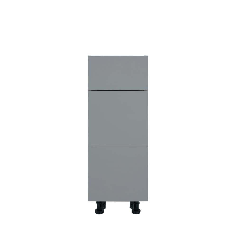 Radiance 12 in. W x 21 in. D x 34.50 in. H Ready to Assemble Slab Bath Cabinet in Matte Grey price history on PriceWatchPro