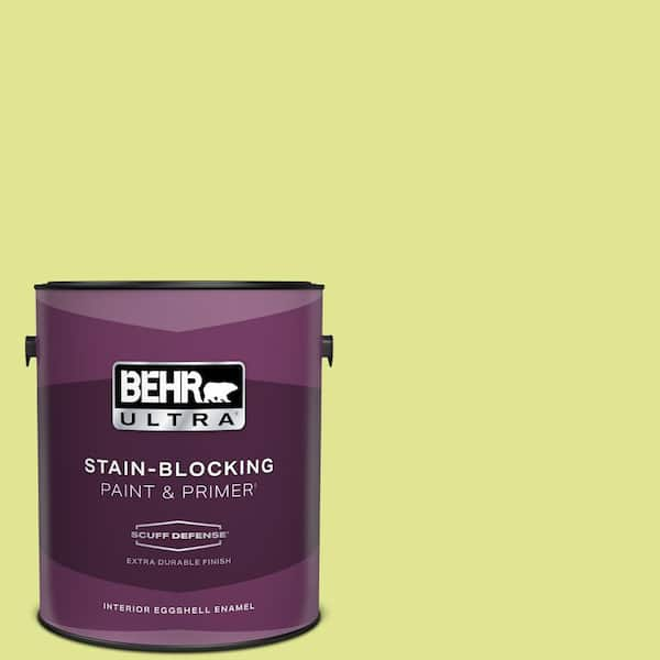 BEHR ULTRA 1 gal. #410A-3 Honeydew Extra Durable Eggshell Enamel Interior Paint & Primer