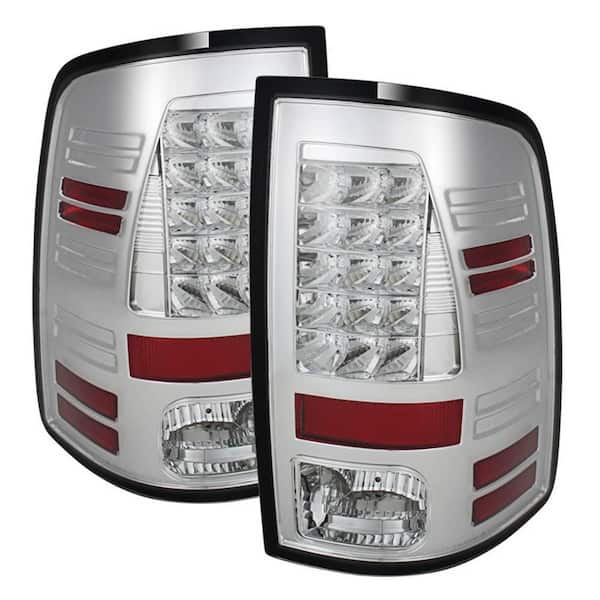 Dodge Ram 1500 13-18 / Ram 2500/3500 13-18 LED Tail Lights -( Not Compatible With Incandescent Model ) - Chrome