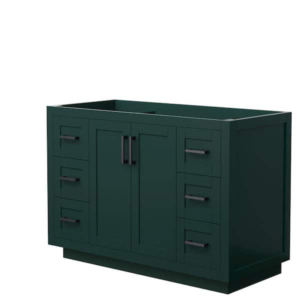 Wyndham Collection Miranda 47.25 in. W x 21.75 in. D x 33 in. H Single Bath Vanity Cabinet without Top in Green