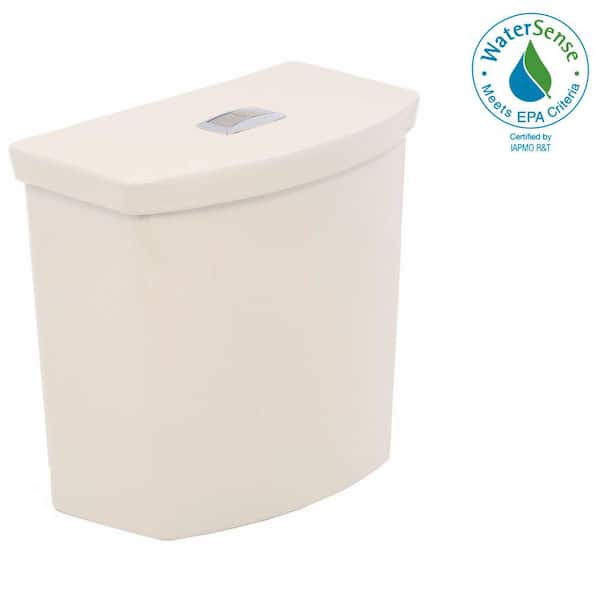 American Standard H2Option 1.0/1.6 GPF Dual Flush Toilet Tank Only in Bone