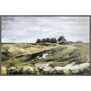 "Weekend Stroll" by Marmont Hill Floater Framed Canvas Nature Art Print 30 in. x 45 in.