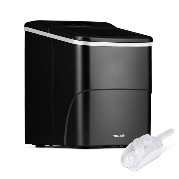 NewAir 26 lbs. Portable Ice Maker in Matte Black NIM026MB00 The Home
