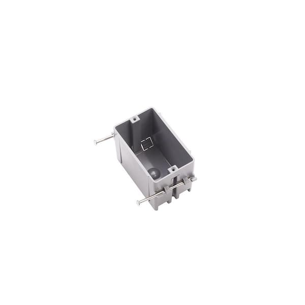 1-Gang 18 cu. in. PVC New Work Electrical Box (100-Case)