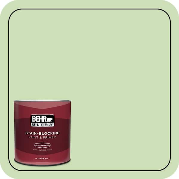BEHR ULTRA 1 qt. #430C-3 Peridot Extra Durable Flat Interior Paint & Primer