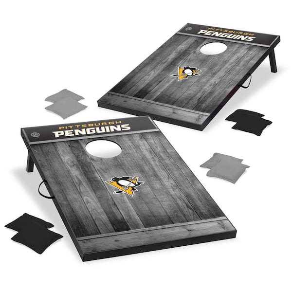 Wild Sports Pittsburgh Penguins 24 in. W x 36 in. L Cornhole Bag Toss