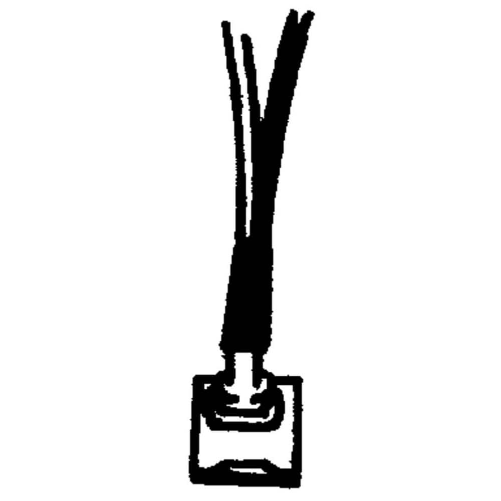 Black Anywhere Power Feed for Track Lighting Systems