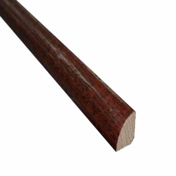 Unbranded Hickory Cocoa 3/4 in. Thick x 3/4 in. Wide x 78 in. Length Hardwood Quarter Round Molding