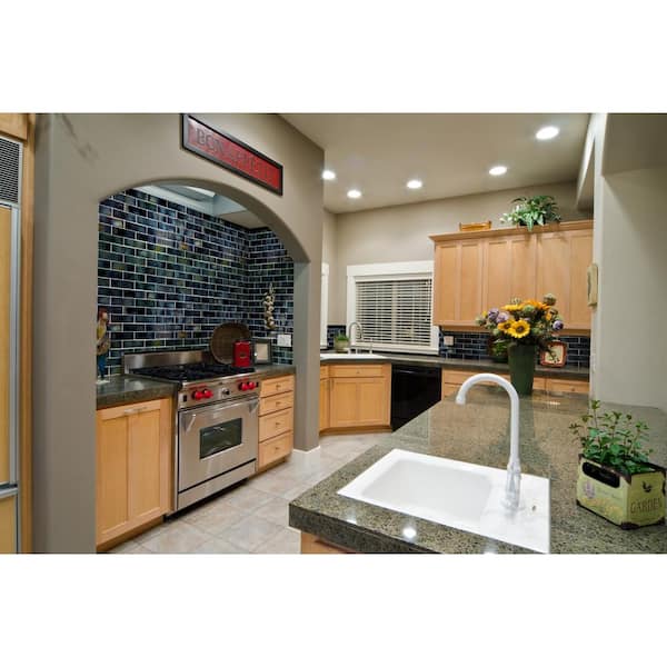 Carbonita Subway 12 in. x 12 in. x 0.24 in. Glass Mesh-Mounted Mosaic Wall Tile (14.4 sq. ft./Case)