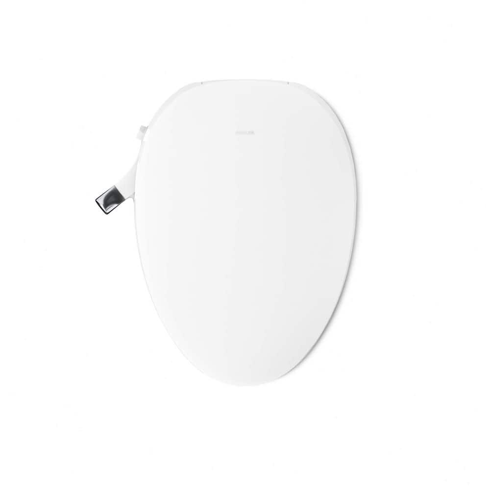 PureWash M300 White Elongated Manual Bidet Toilet Seat