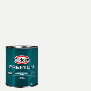 Glidden Premium 1 qt. PPG1039-3 Mirror Mirror Satin Interior Latex Paint  PPG1039-3P-04SA - The Home Depot
