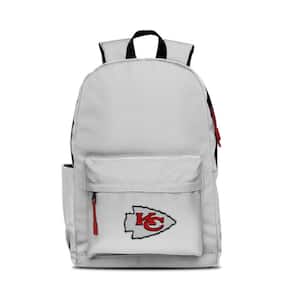 Kansas City Chiefs 17 in. Gray Campus Laptop Backpack