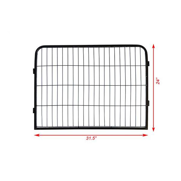 Portable Outdoor Folding 1/3-Acre In-Ground Heavy-Duty Metal