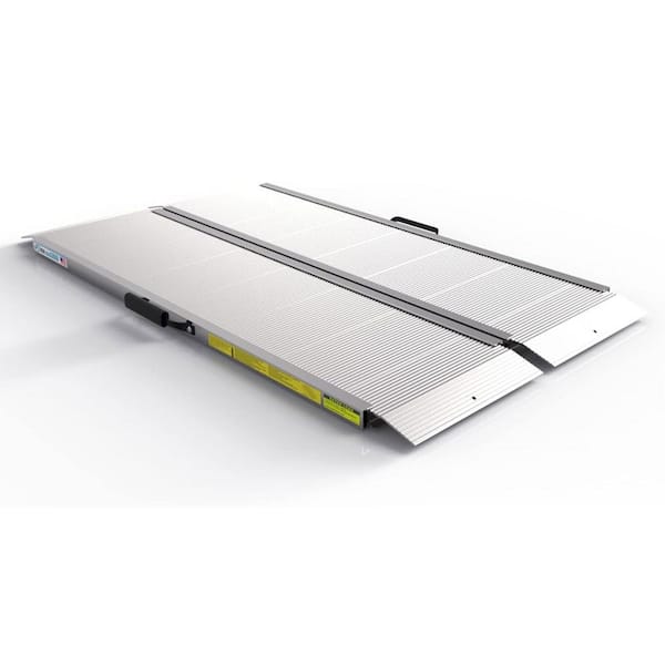 EZ-ACCESS Traverse 4 ft. Singlefold Edgeless Aluminum Loading Ramp