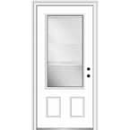 MMI Door 36 in. x 80 in. Internal Blinds Left-Hand Inswing 3/4 Lite 2 ...