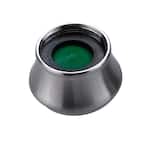 Mandouri 4 in. Centerset 1.2 GPM Bathroom Sink Faucet Aerator in Brushed Nickel