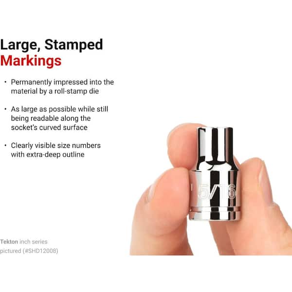 3/8 in. Drive x 8 mm 12-Point Socket