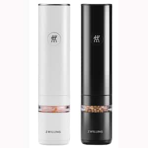 Enfinigy Plastic Electric Salt/Pepper Mill 2-pc Set